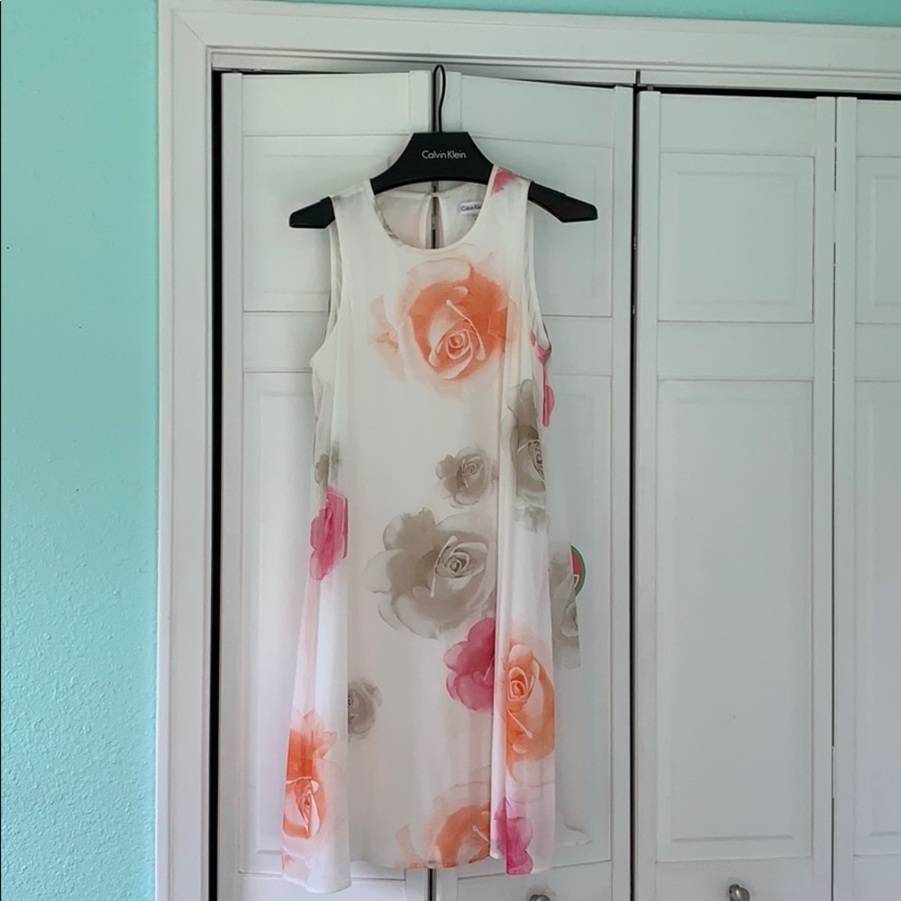 Calvin Klein flowy dress